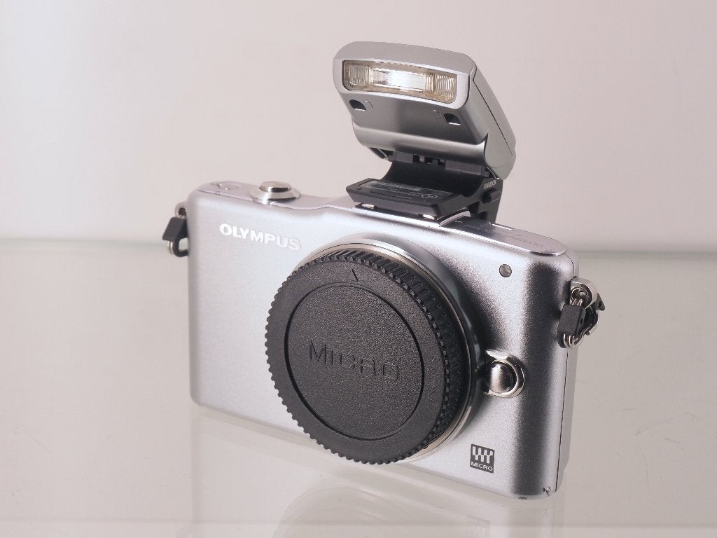 Olympus PEN E-PM1 (mini versie PEN) 5249 clicks, Gebruikt, Compact, Ophalen of Verzenden, Olympus