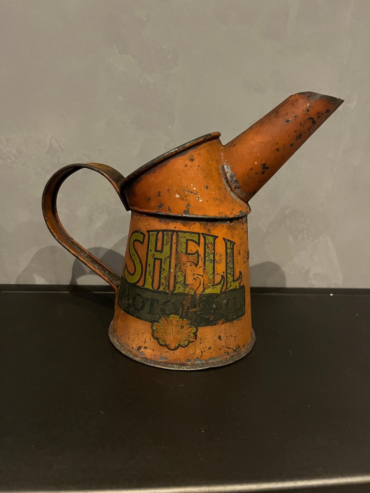Zeldzame Vintage Shell Oliekan - Made in England, Ophalen of Verzenden