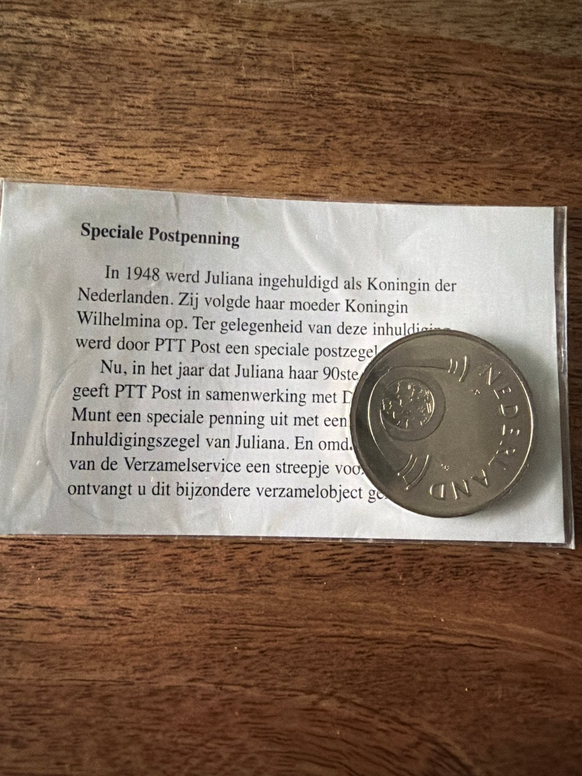 Speciale Postpenning Juliana Inhuldiging 1948, Ophalen of Verzenden, Overige materialen, Nederland