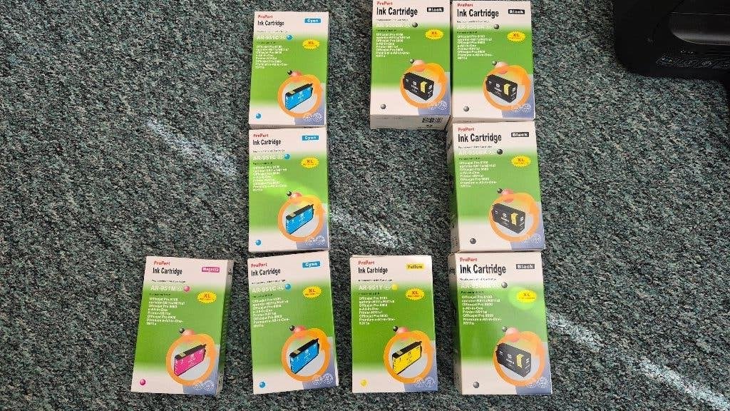 Printer hp officejet pro 8600 met 11 volle cartridges, Computers en Software, Printers, Ophalen, Hp, Gebruikt, Inkjetprinter
