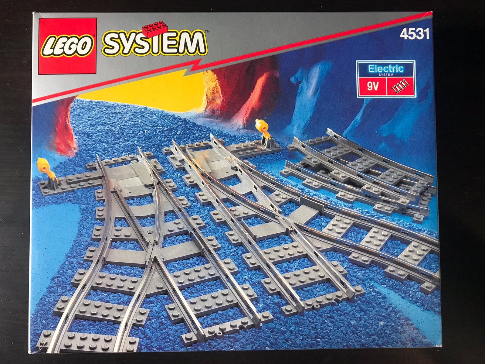 Lego 4531 9v wissels Incl doos, Kinderen en Baby's, Ophalen of Verzenden, Zo goed als nieuw, Complete set, Lego
