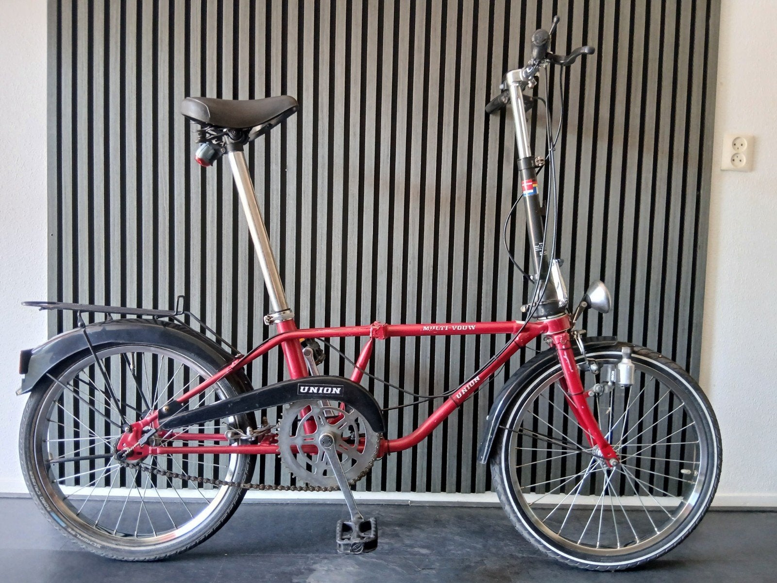 Fijne en goede Union Multivouw vouwfiets!, Fietsen en Brommers, Fietsen | Vouwfietsen, 20 inch of meer, Totaal opvouwbaar, Versnellingen