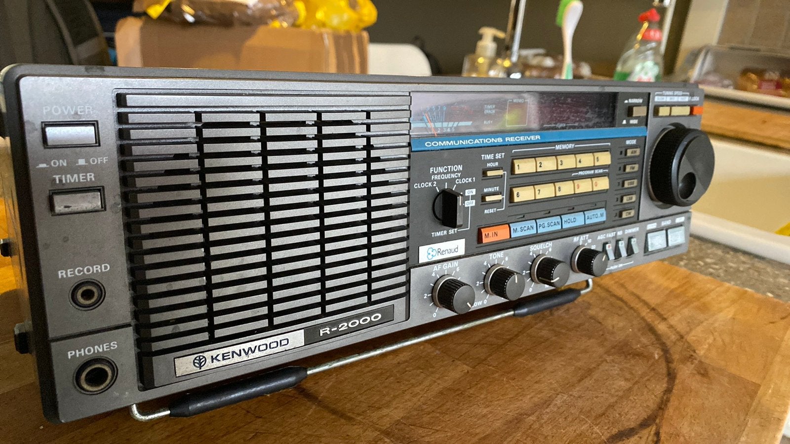 Kenwood communication receiver R-2000, Telecommunicatie, Ophalen of Verzenden, Gebruikt