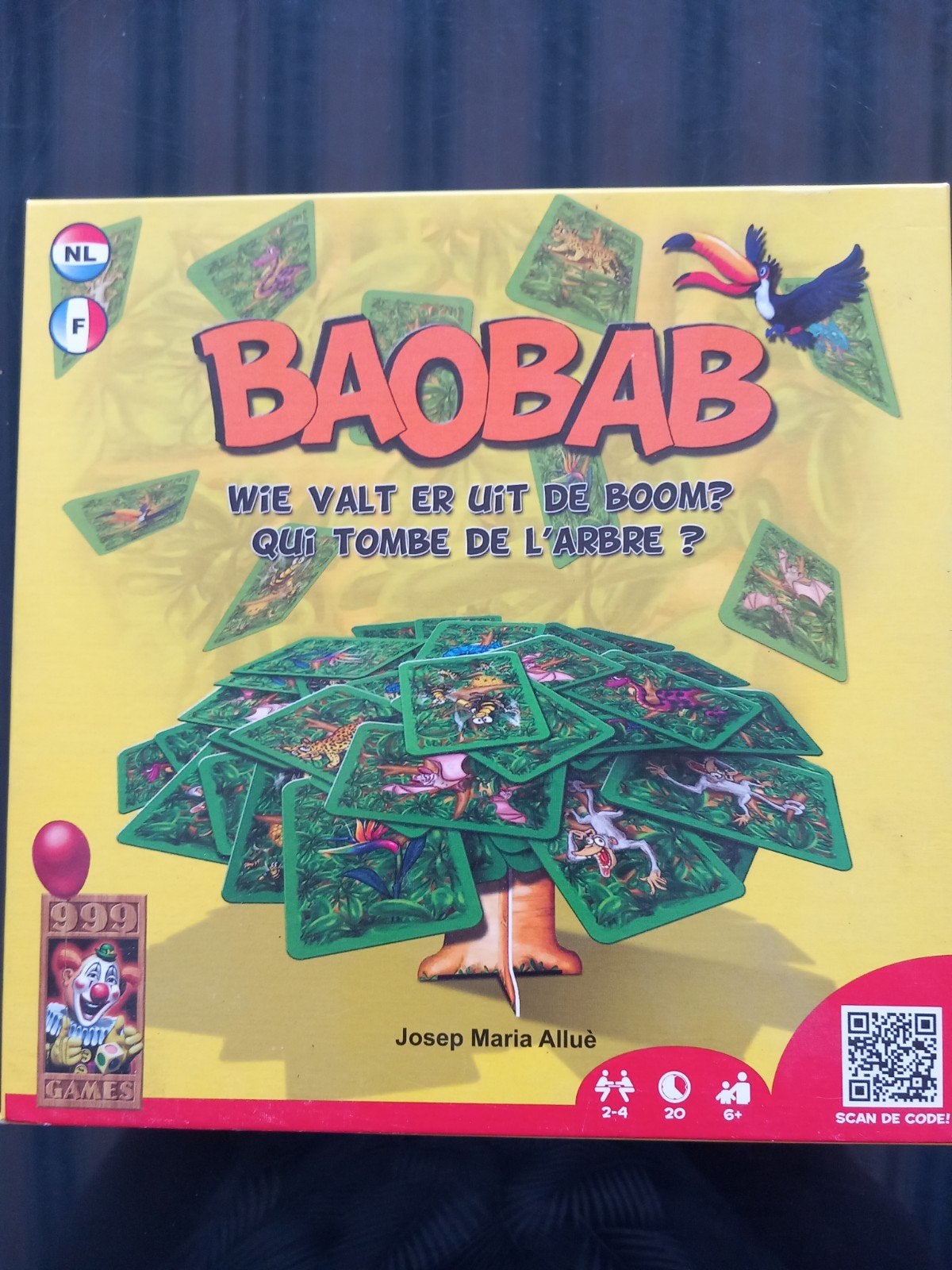 Baobab bordspel van 999 Games, Ophalen