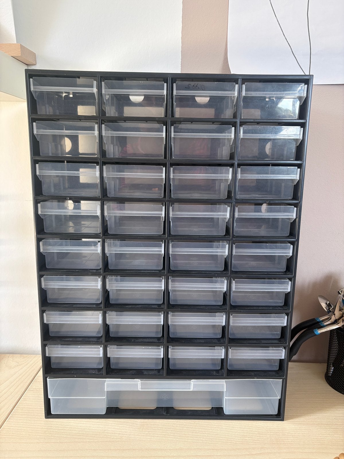 Organizer met 33 bakjes, Ophalen, Zo goed als nieuw
