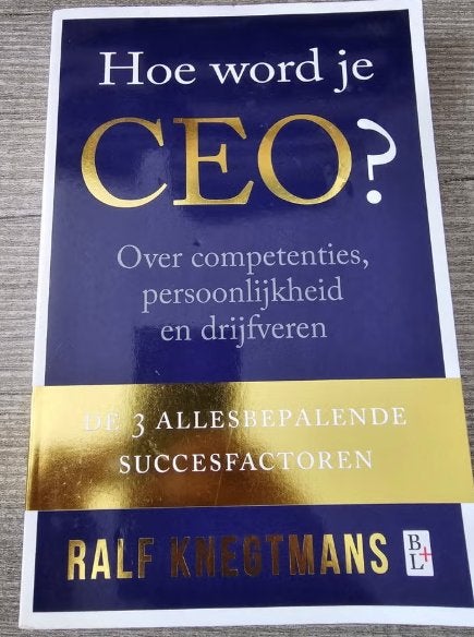 Hoe word je CEO Ralf Knegtmans 9789461561503, Ophalen of Verzenden, Zo goed als nieuw