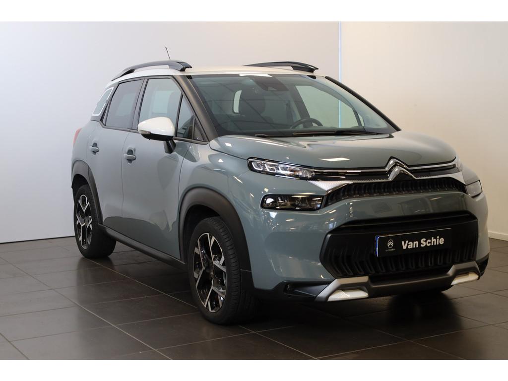 Citroën C3 Aircross PT 130 Shine Automaat-6 Navi | 17" | Ca, Auto's, Automaat, Gebruikt, 1199 cc, Start-stop-systeem