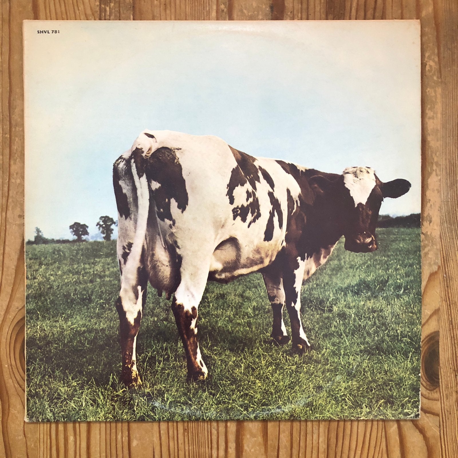 Pink Floyd - Atom Heart Mother, zeldzaam black label, Ophalen of Verzenden, Zo goed als nieuw, 12 inch, Poprock