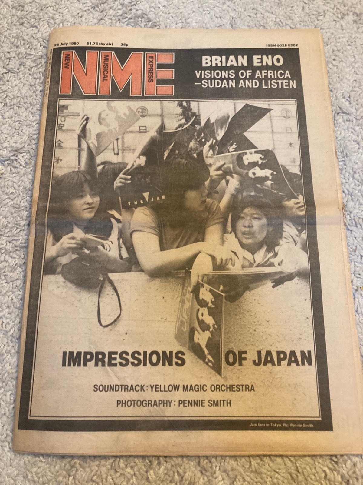 NME 1980 Ryuichi Sakamoto BRIAN ENO Vic Godard SLITS, Ophalen of Verzenden, Gelezen, Muziek, Film of Tv