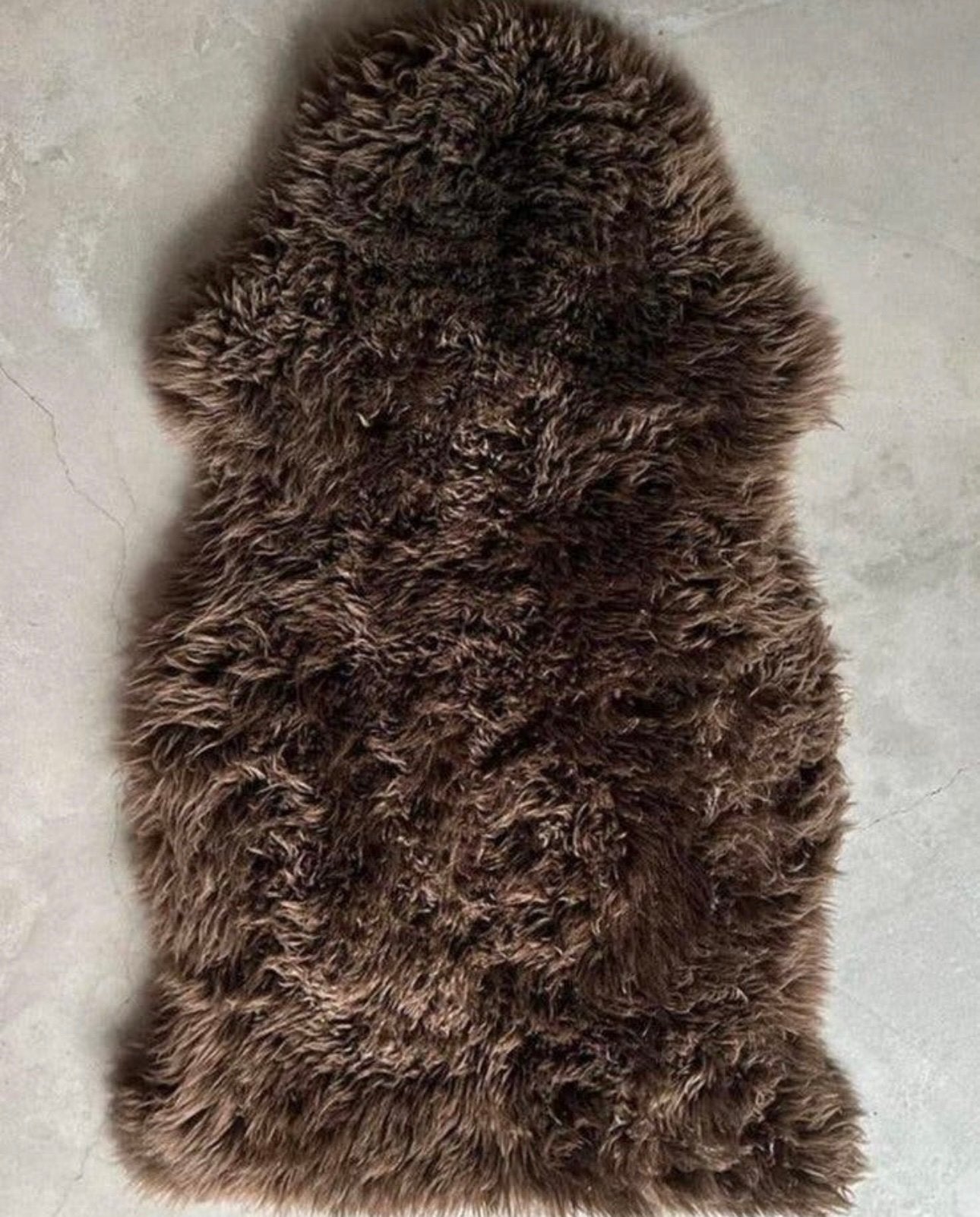 Ikea Skold Schapenvacht Donkerbruin, 50 tot 100 cm, Ophalen of Verzenden, Zo goed als nieuw, X