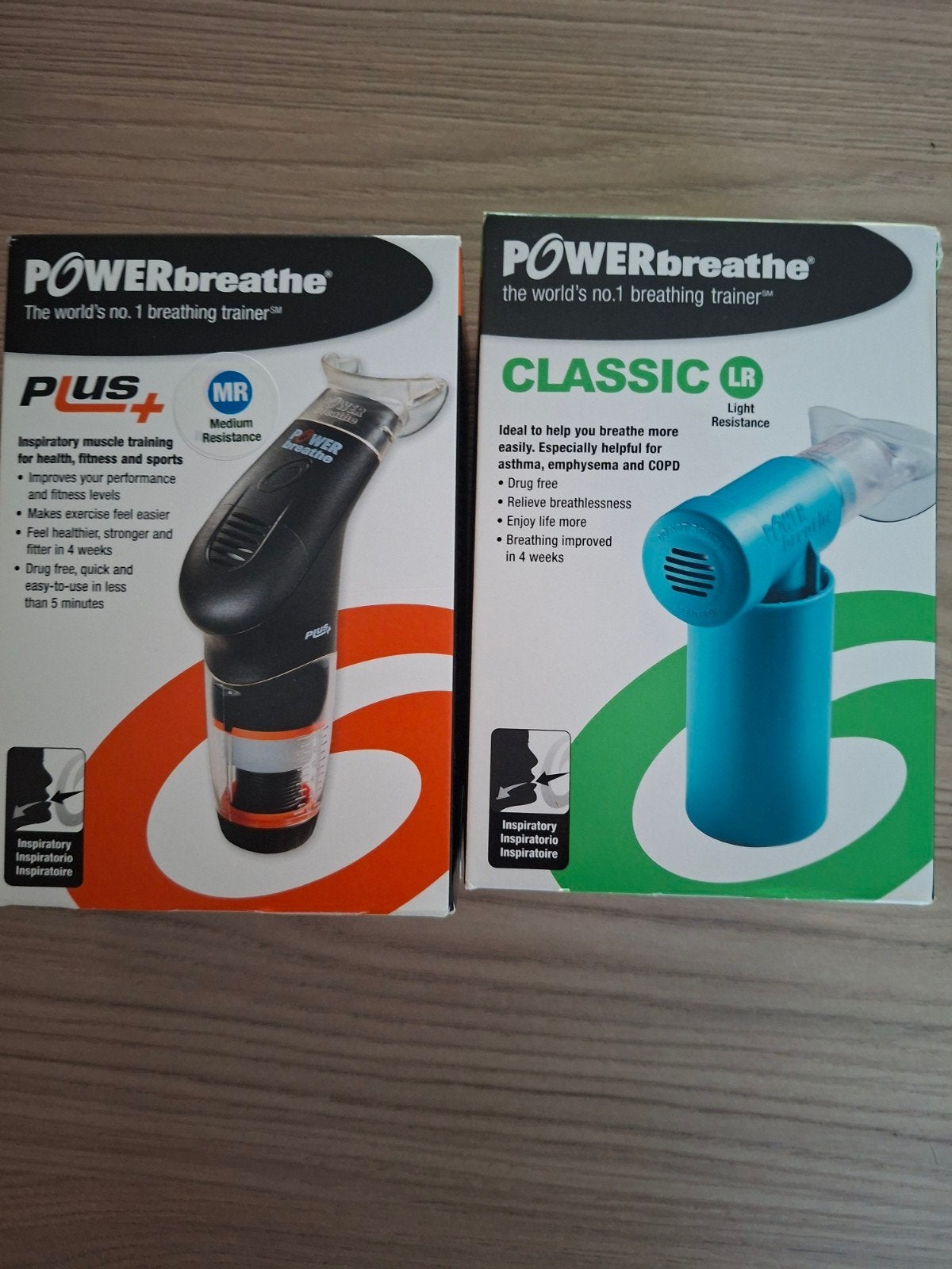 POWERbreathe Ademtrainer: Plus+ MR & Classic LR, Ophalen, Nieuw, Overige typen