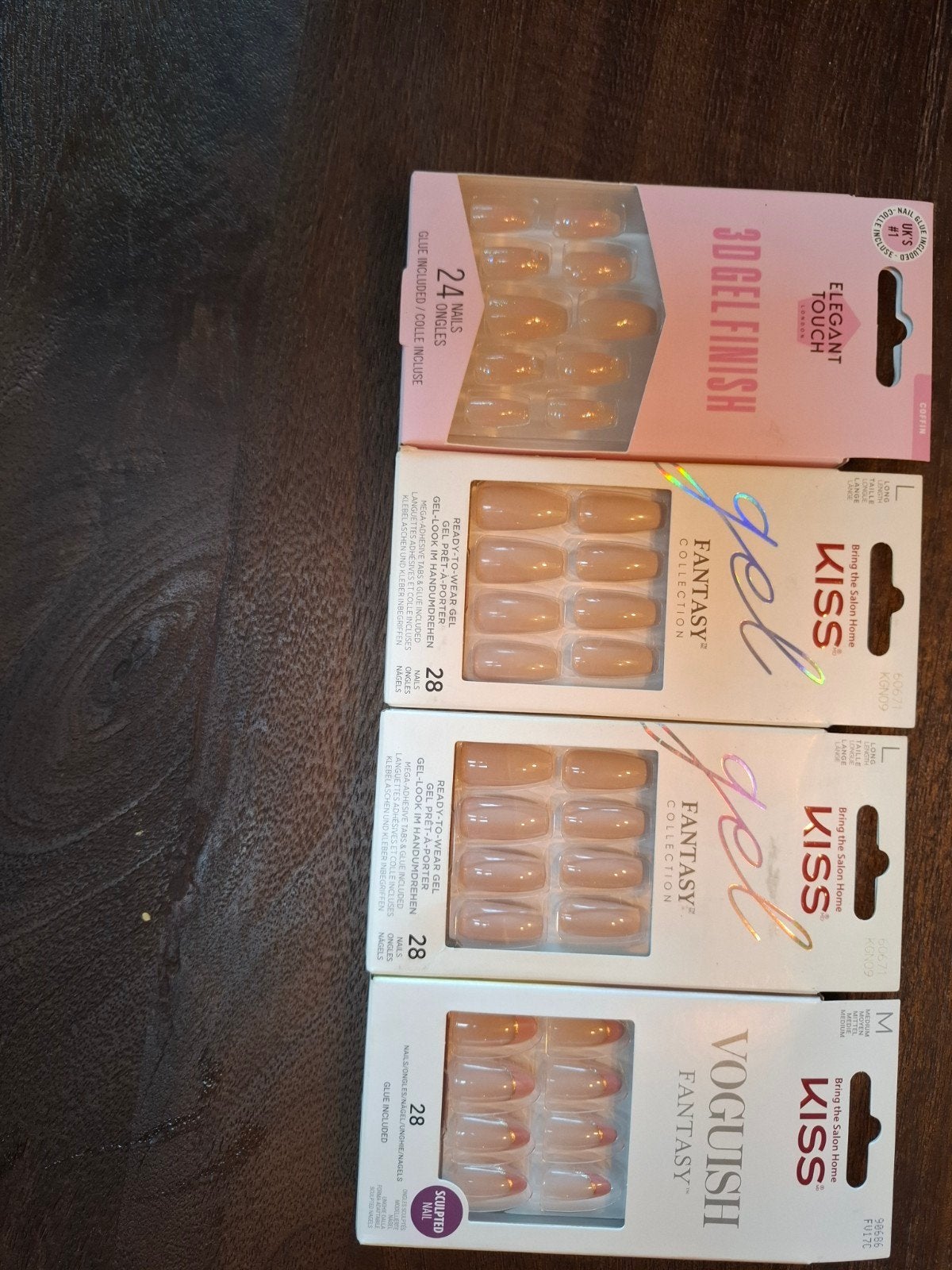 4 Nieuwe Doosjes Gelnagels - Diverse Stijlen, Ophalen of Verzenden, Nieuw, Ogen, Verzorging