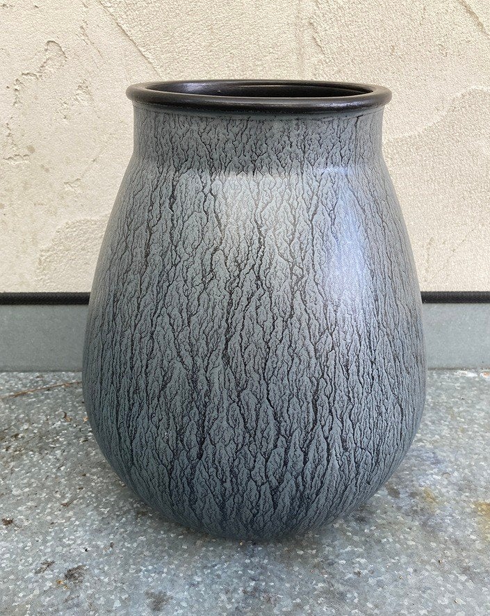VAAS GREY HANDPAINTED GROOT BOL 29 cm NIEUW, -, -, Nieuw, Ophalen of Verzenden