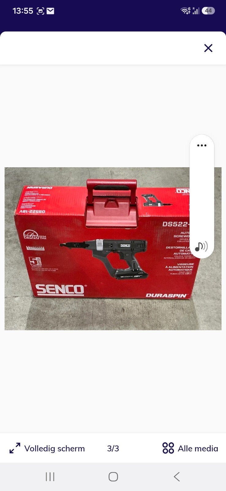 SENCO DS522 Auto-Feed Schroefautomaat NIEUW, 600 watt of meer, Variabele snelheid, Nieuw, Ophalen of Verzenden