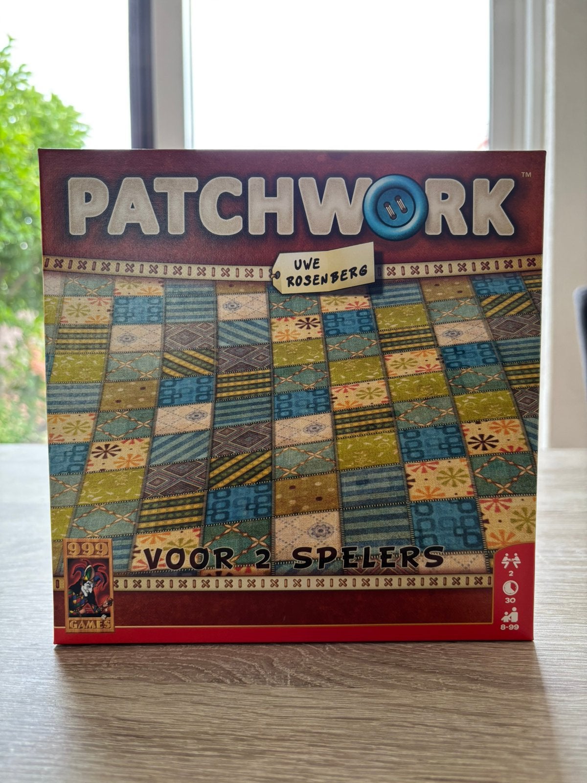 Patchwork - 999 Games, Ophalen of Verzenden, Zo goed als nieuw
