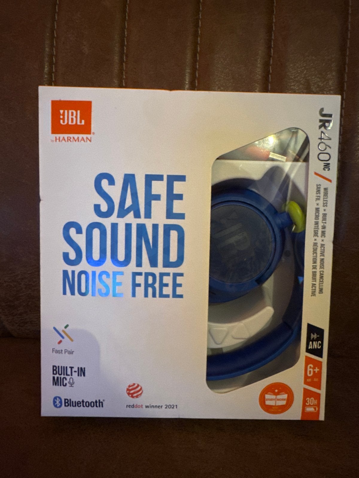 JBL JR460NC Safe Sound Noise Free koptelefoon - Nieuw, JBL, Bluetooth, Nieuw, Ophalen of Verzenden