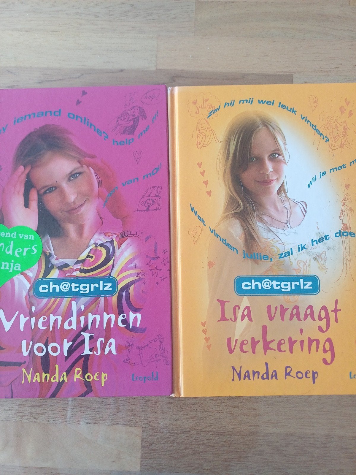 vriendinnen voor Isa/Isa vraagt verkering. samen 5.95, Ophalen of Verzenden, Zo goed als nieuw, Nanda Roep, Fictie