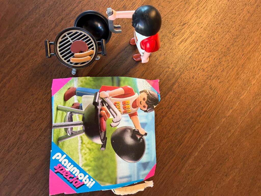 Playmobil special dad with grill 4649 from 2006, Verzenden, Zo goed als nieuw, Complete set