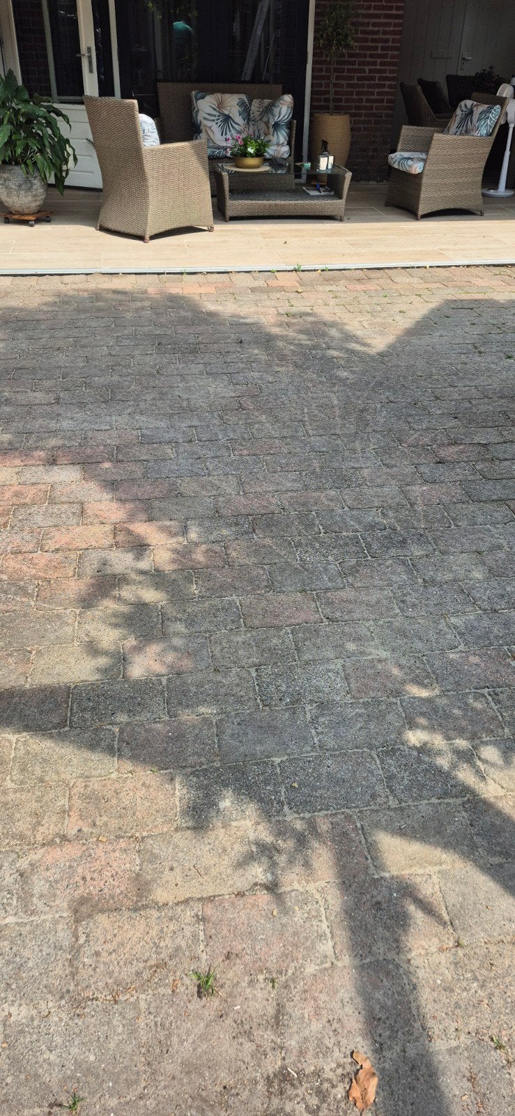 Bestrating 30m2, Ophalen, Gebruikt, Beton, Klinkers
