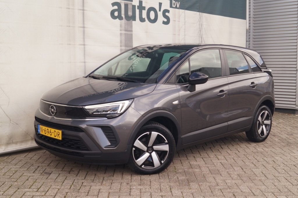 Opel Crossland 1.2 Turbo Edition -AIRCO-CAM-CARPLAY-LED-, 21 km/l, Dealer onderhouden, Gebruikt, Euro 6