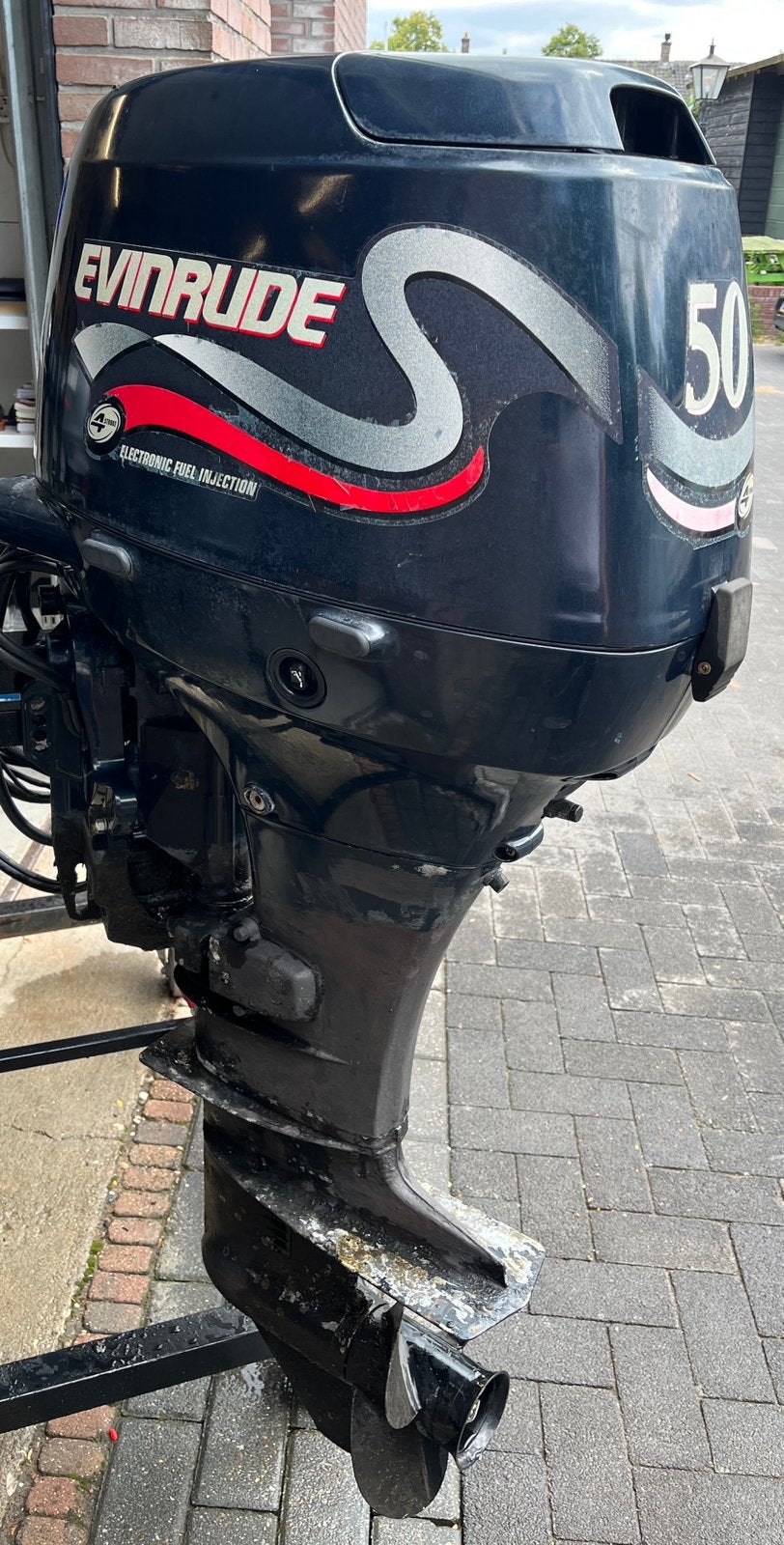 Evinrude (Suzuki) 50pk 4takt Langstaart | Helemaal compleet, Watersport en Boten, Ophalen, Gebruikt, Viertaktmotor, 30 pk of meer