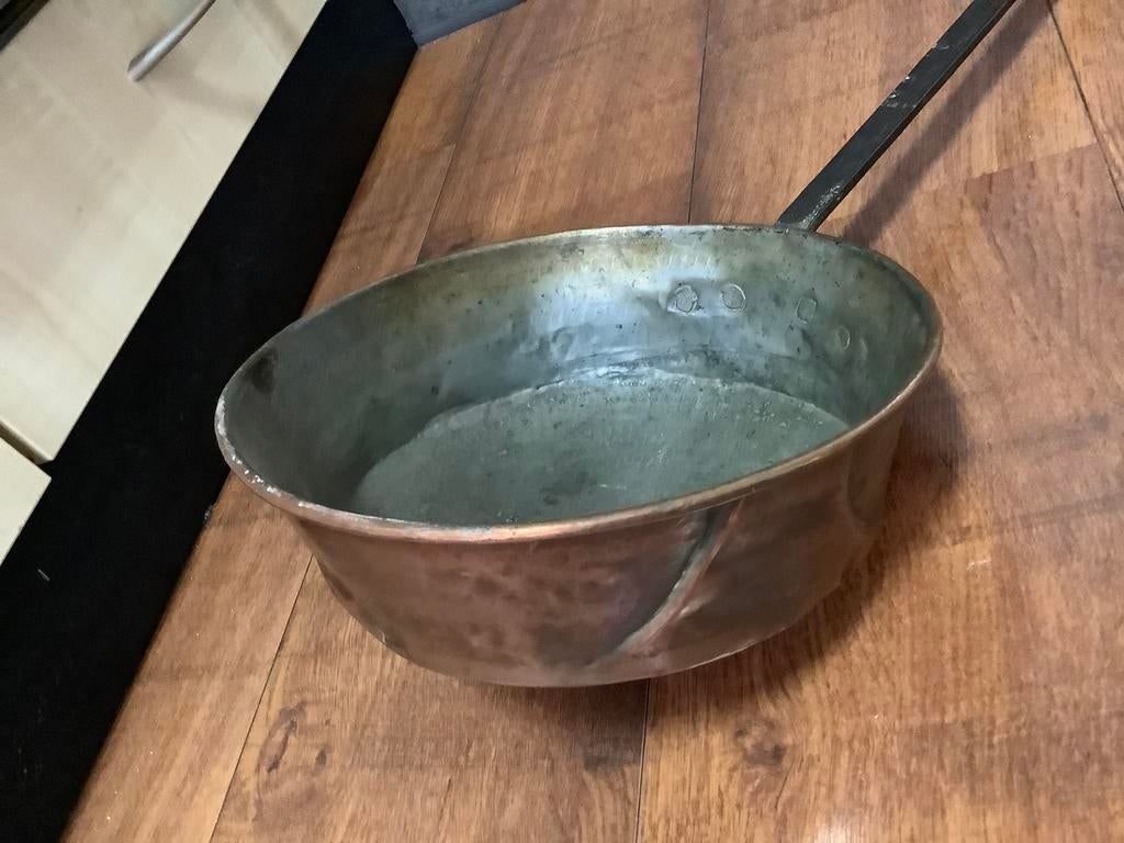 Vintage Koperen pan, Ophalen of Verzenden
