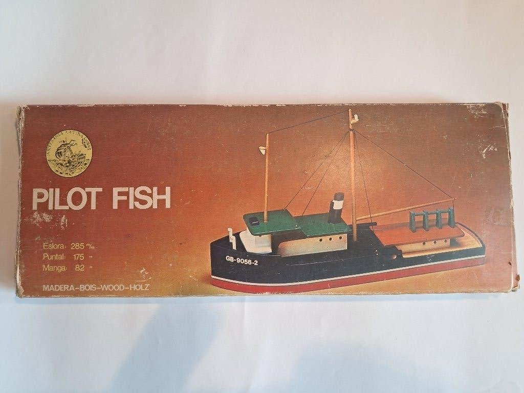 houten modelbouw van een vissers boot, Ophalen of Verzenden, Zo goed als nieuw, 1:50 tot 1:200, Overige merken