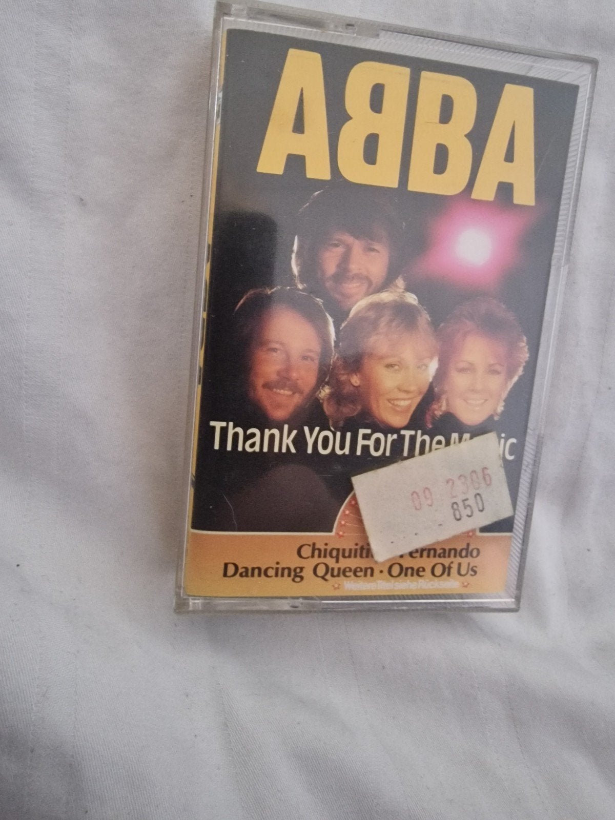 ABBA - Thank You For The Music Cassette, Cd's en Dvd's, Cassettebandjes, Gebruikt, 1 bandje, Ophalen of Verzenden, Origineel