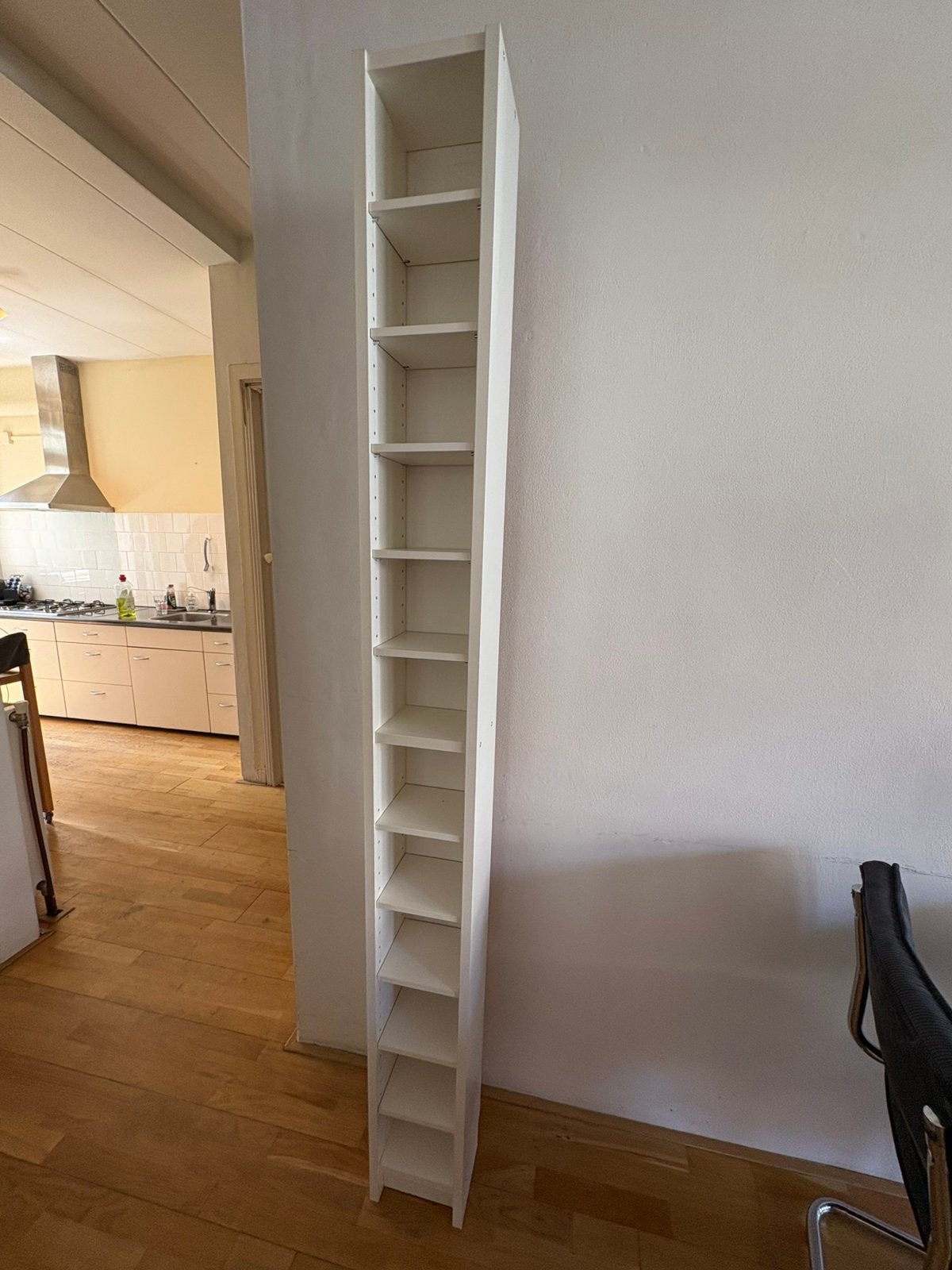 Hoge witte Ikea cd kast, Ophalen, Gebruikt, 150 discs of meer, Cd's