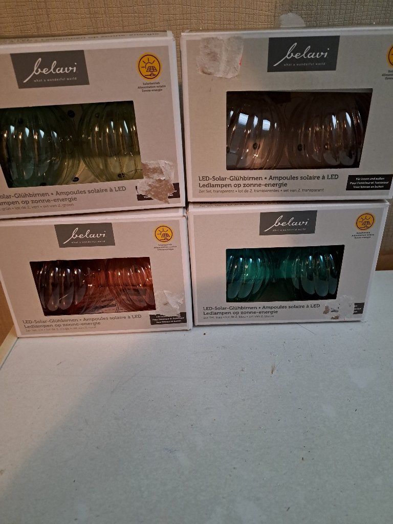 led lampen op zonne energie nieuw, Tuin en Terras, Buitenverlichting, Zonne-energie, Kunststof, Minder dan 50 watt, Nieuw