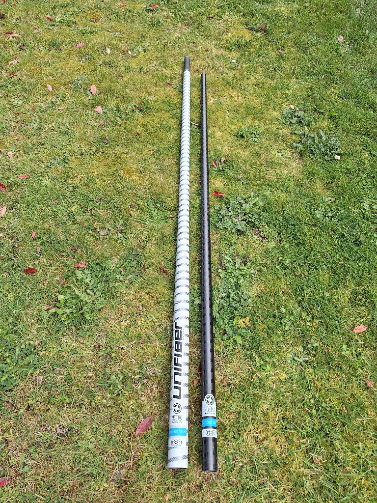 Unifiber 4.00 meter SDM mast C80 hardtop, Watersport en Boten, Windsurfen, Ophalen, Zo goed als nieuw, Mast, Minder dan 5 m²