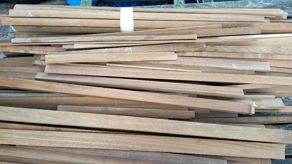 Teak hout latjes diverse afmetingen, Hobby en Vrije tijd, Ophalen, Nieuw, 1:50 tot 1:144