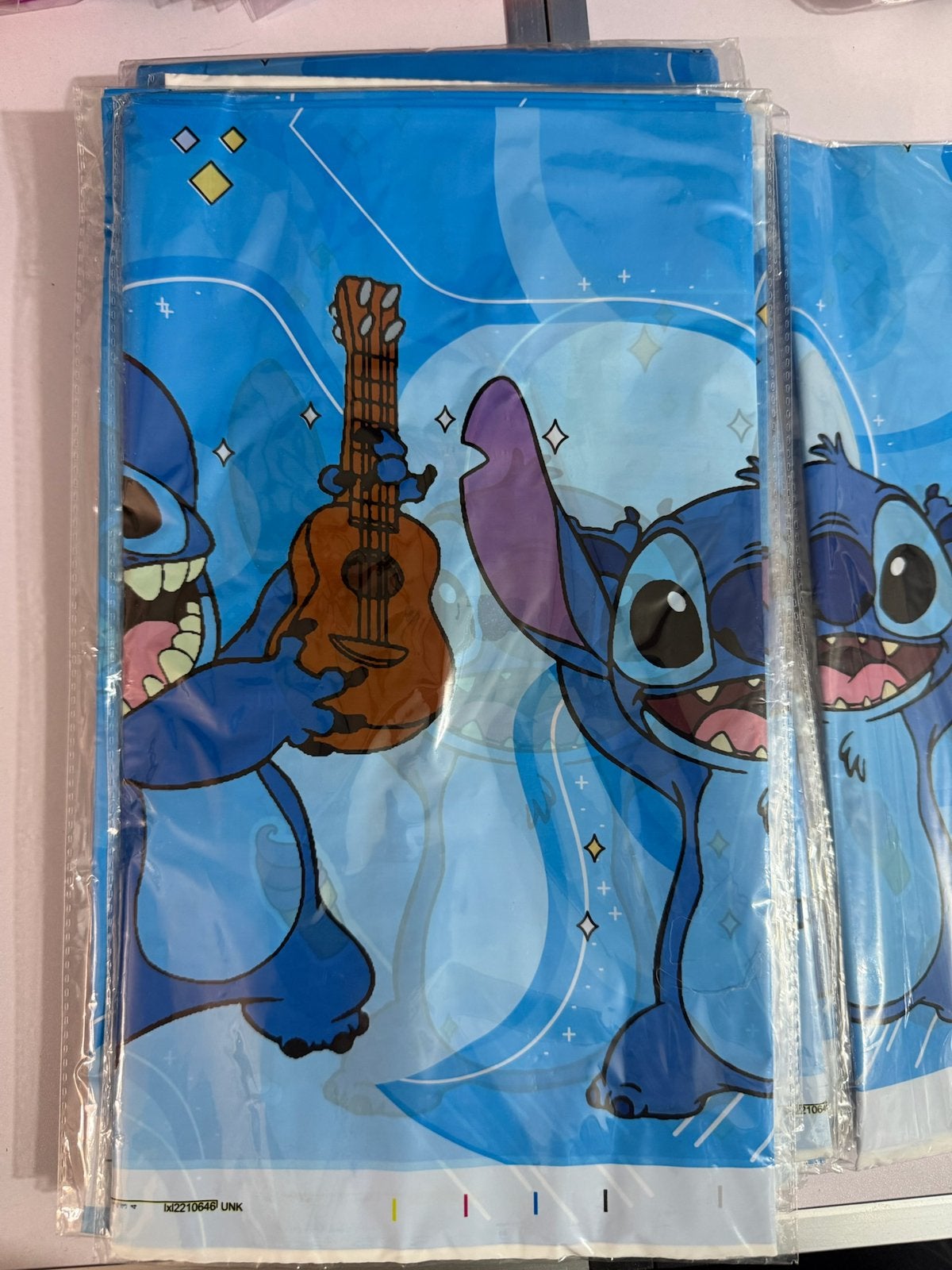 Stitch plastic folie XL tafelkleed, Ophalen of Verzenden, Nieuw, Versiering, Verjaardag