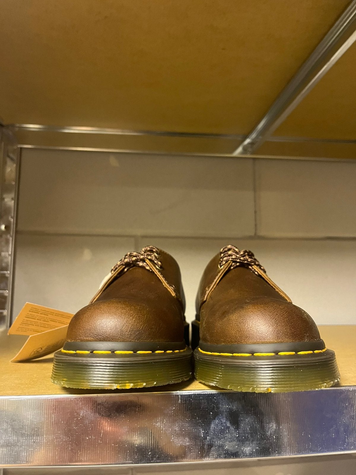 Dr. Martens 1461 Slip resistant dark tan maat 38, Dr. Martens, Docs, Bruin, Docs