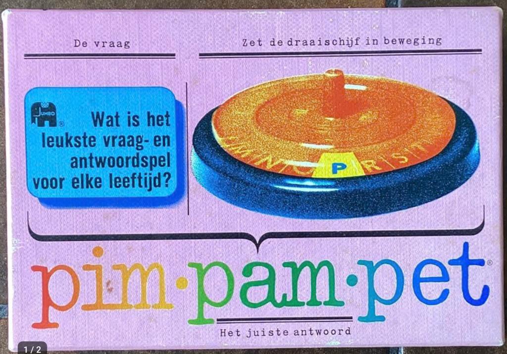 Pim pam pet, vintage, Ophalen of Verzenden, Gebruikt