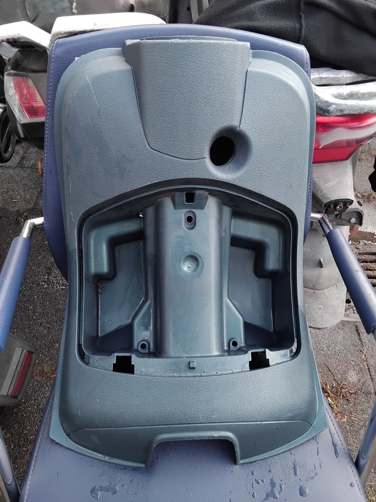 vespa lx beenschild blauw (kaal), Fietsen en Brommers, Ophalen of Verzenden, Vespa