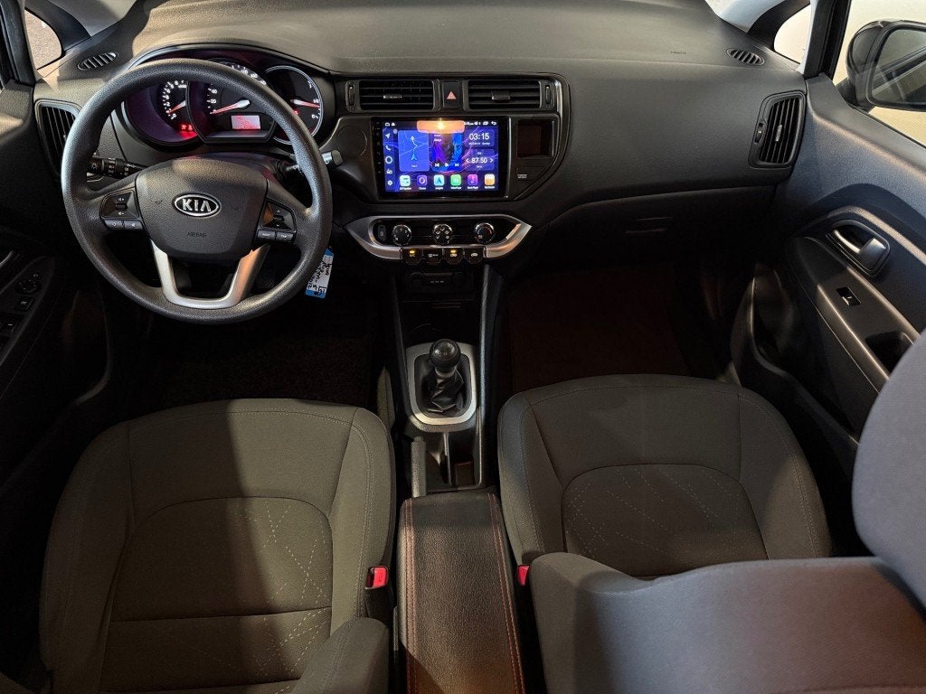 Kia RIO 1.2 CVVT PLUS PACK l NAP l AFN TREK l SCHERM l NAVI, Gebruikt, 4 cilinders, Met garantie (alle), Zwart
