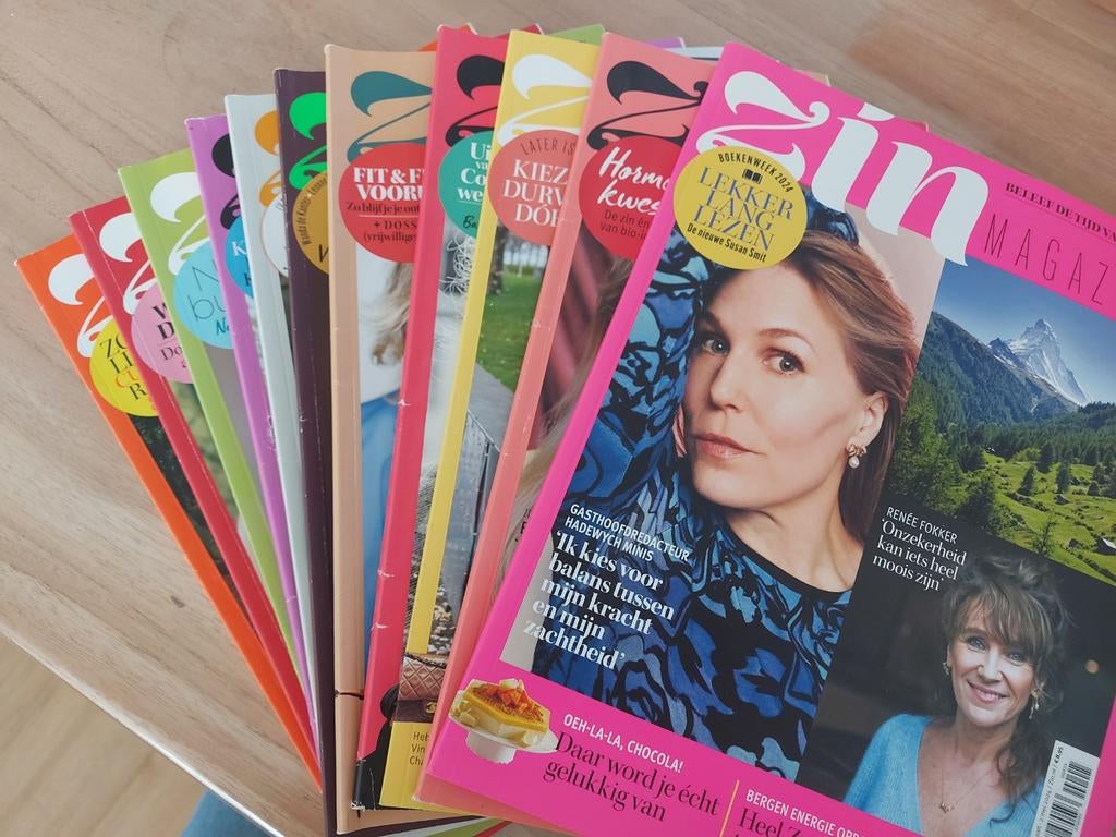 Zin Magazine - 14 stuks, Ophalen of Verzenden, Gelezen