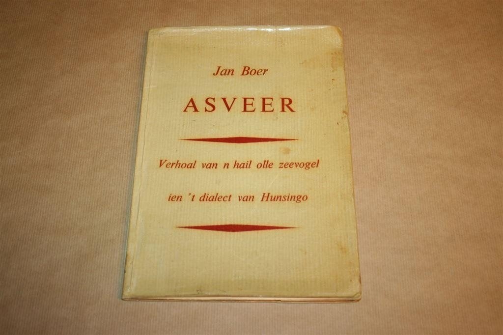 Asveer — Jan Boer, Zin van het Leven in het Gronings 1953, Ophalen of Verzenden, Gelezen