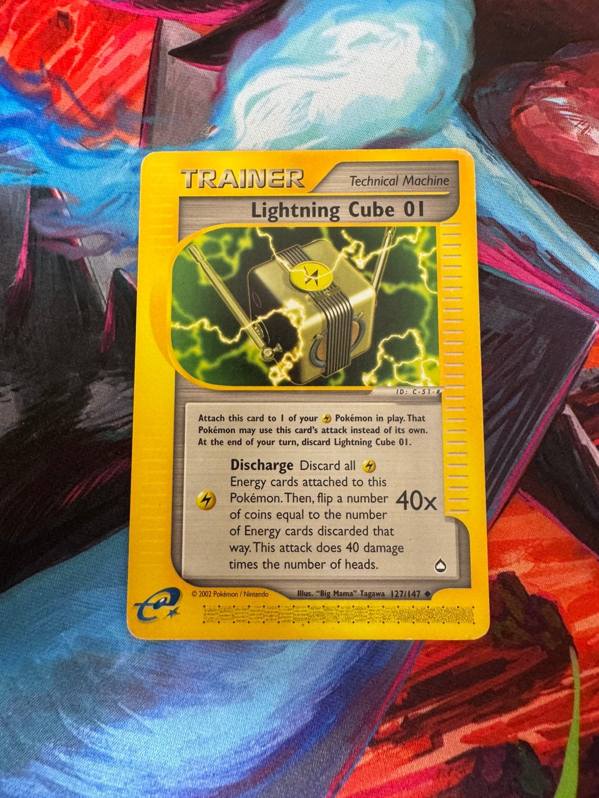 Pokémon kaarten Lightning Cube 01 #128 Aqua Polis, Ophalen of Verzenden, Zo goed als nieuw, Losse kaart