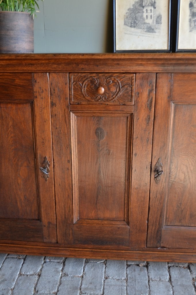 Prachtige antieke eiken houten melkkast, dressoir, commode, Antiek en Kunst, Verzenden
