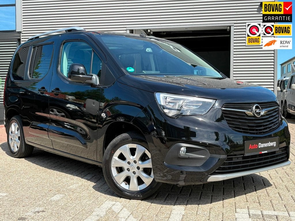 Opel Combo Life 1.2 turbo GARANTIE, Auto's, Voorwielaandrijving, Gebruikt, 1199 cc, Zwart