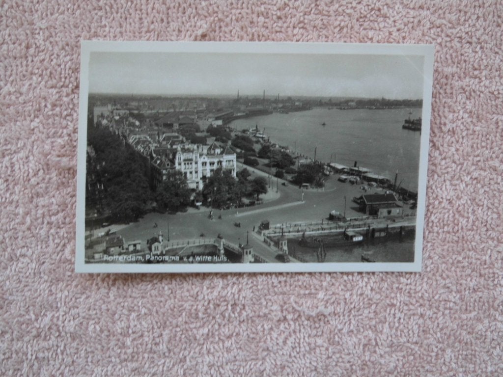 Oude Ansichtkaart Rotterdam Panorama Witte Huis, Verzamelen, Ansichtkaarten | Nederland, Ophalen of Verzenden, Voor 1920, Ongelopen