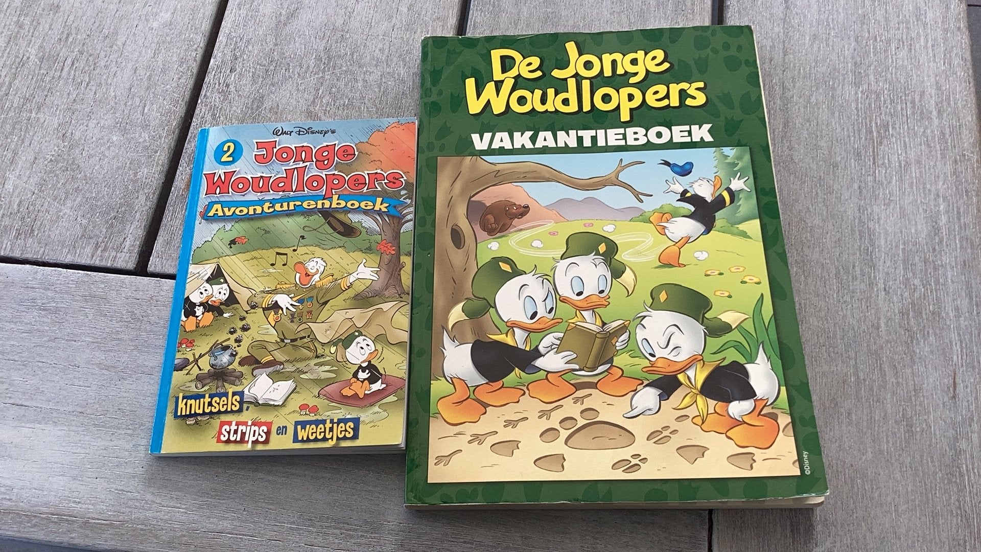 Jonge woudlopers avonturenboek vakantieboek donald duck €1ps, Boeken, Stripboeken, Meerdere stripboeken, Ophalen of Verzenden