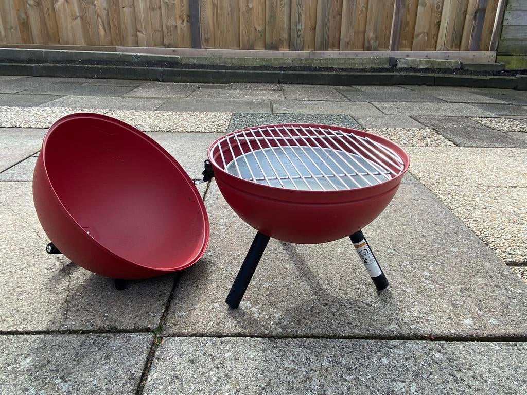 Te koop Mini BBQ set, Tuin en Terras, Houtskoolbarbecues, Ophalen, Nieuw