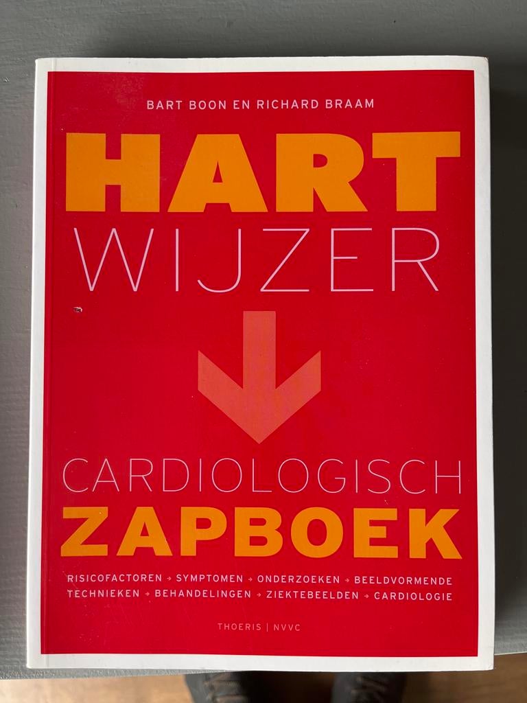 Hartwijzer: Cardiologisch Zapboek - Gezondheid & Conditie, Boeken, Ophalen of Verzenden, Zo goed als nieuw, Gezondheid en Conditie