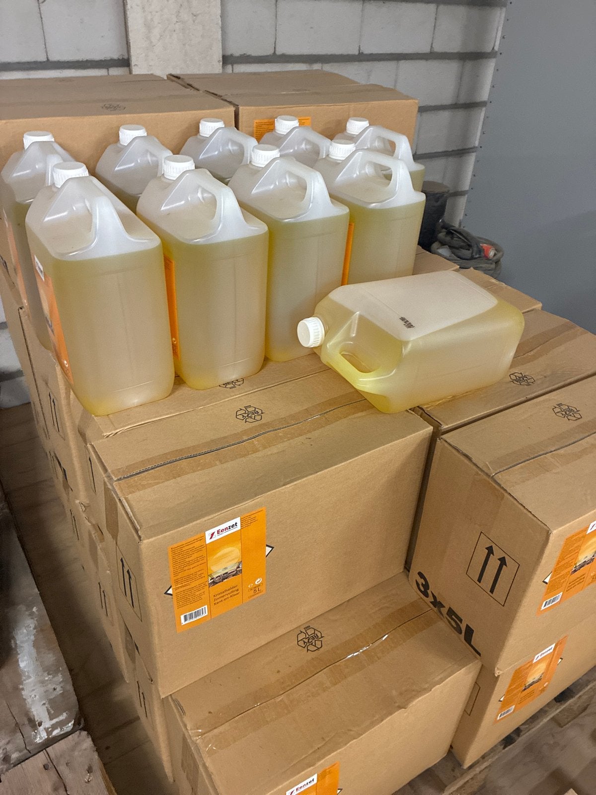 90 stuks Eenzet Kristalhelder Zomervulling Kant-en-klaar 5L, Ophalen of Verzenden, G, G, G