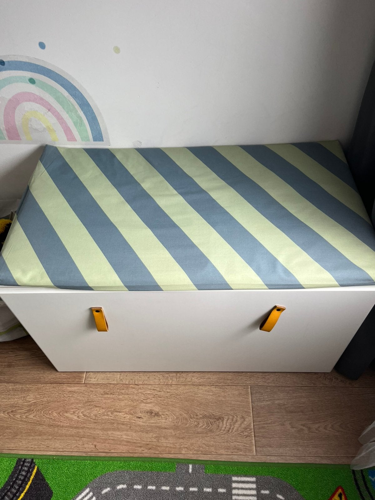 Ikea SMÅSTAD Speelgoedkist met bank, wit/wit, incl. speelgoe, Ophalen, Gebruikt, Jongen of Meisje