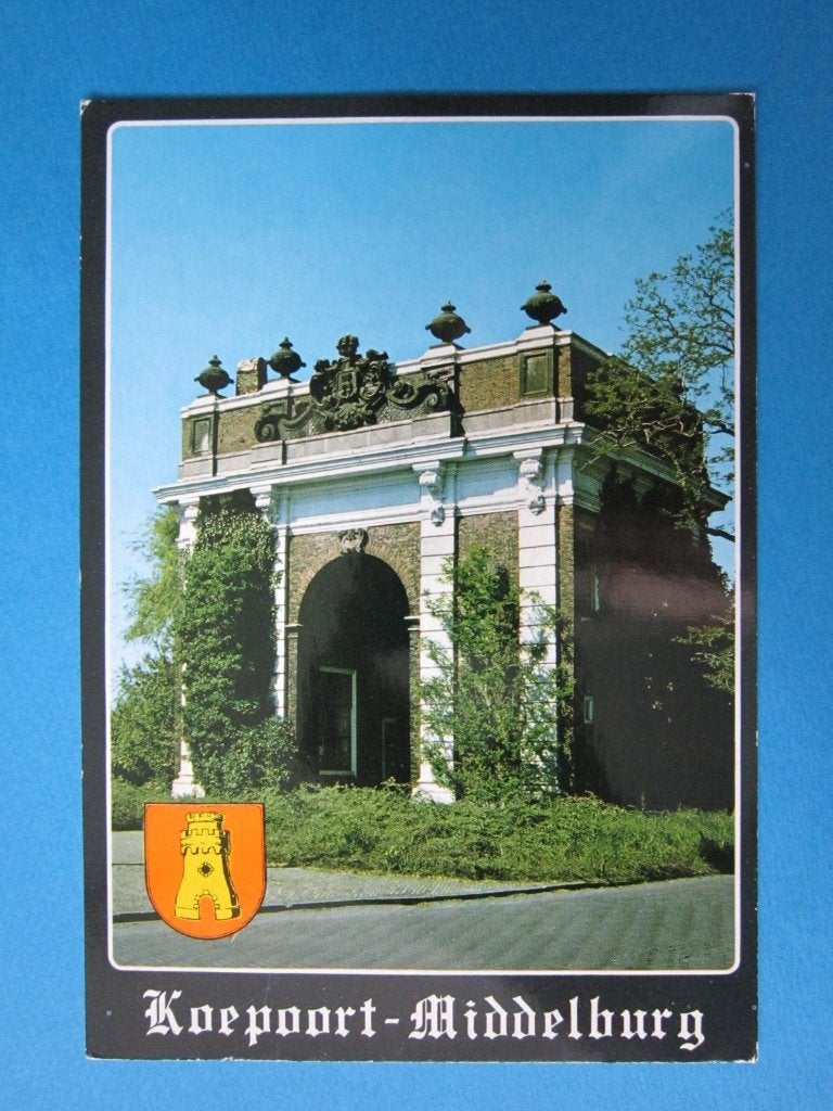Ansichtkaart Middelburg Koepoort, Ophalen of Verzenden, 1980 tot heden, Gelopen, Zeeland