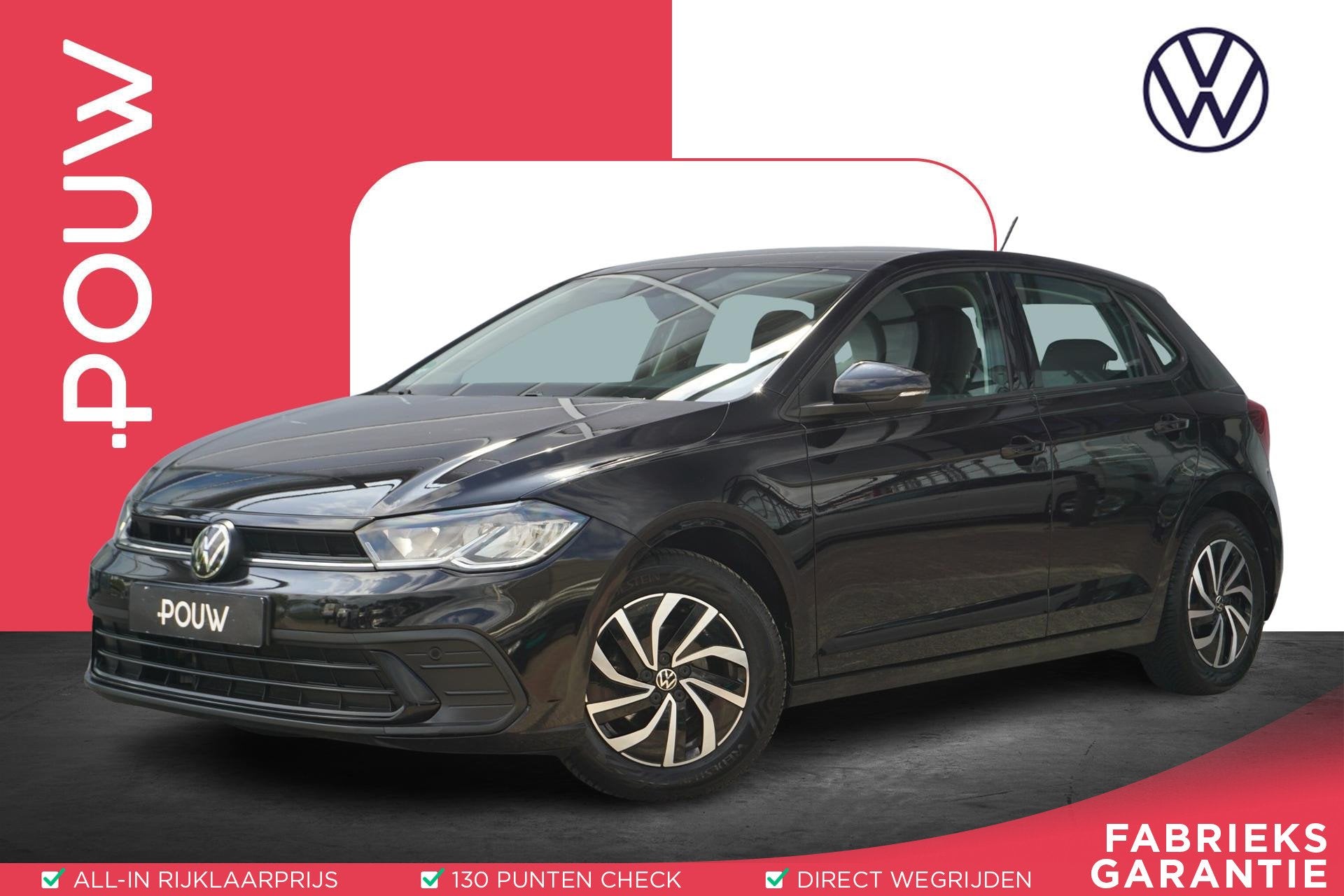Volkswagen Polo 1.0 TSI 95pk DSG Life | Apple Ccarplay & And, Auto's, 12 maanden, Stof, Gebruikt, 95 pk